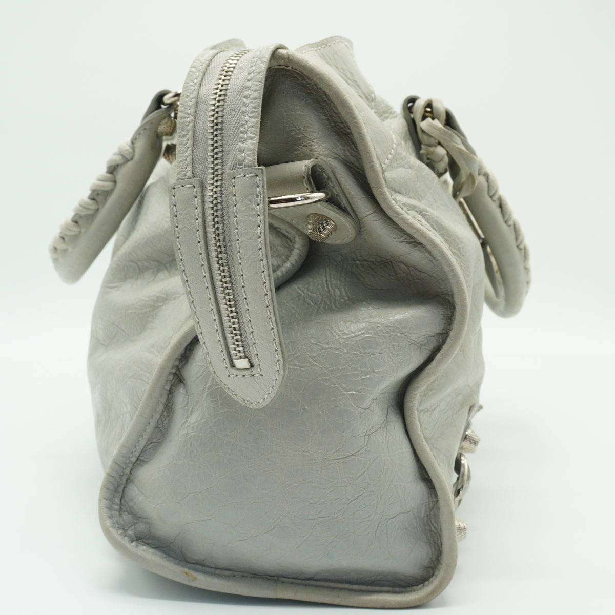 Balenciaga Light Grey Le City Large SHW