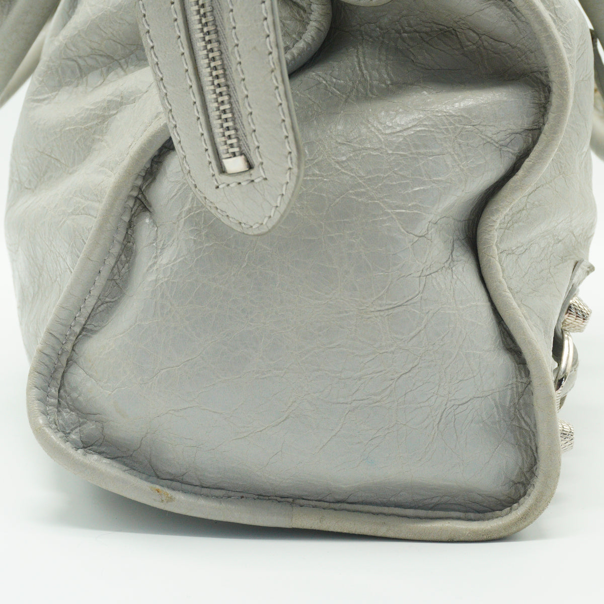 Balenciaga Light Grey Le City Large SHW