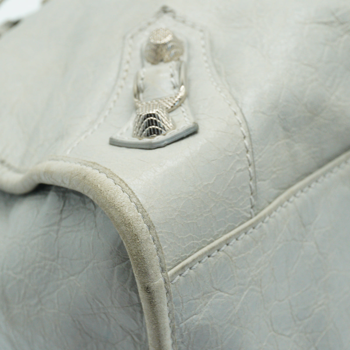 Balenciaga Light Grey Le City Large SHW