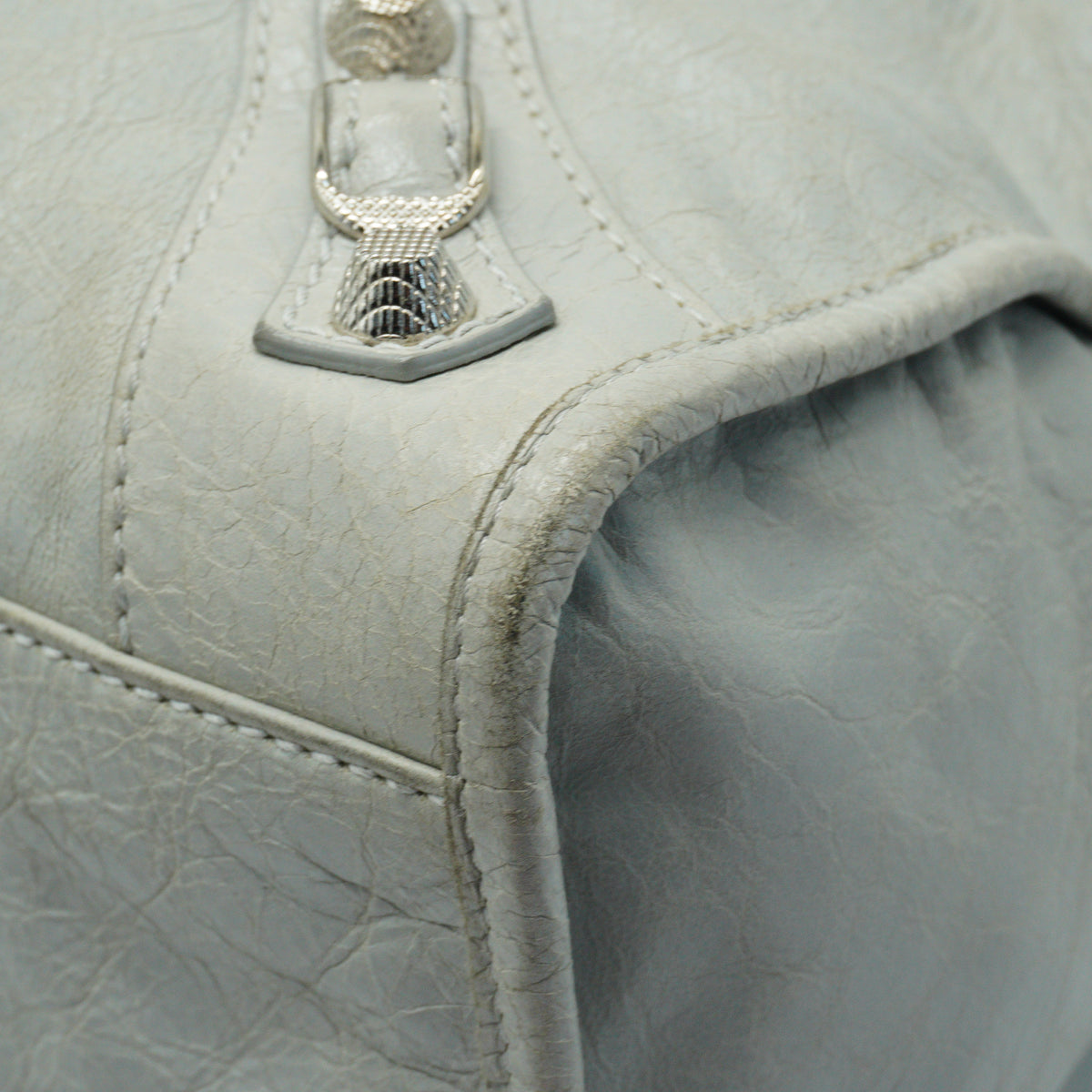 Balenciaga Light Grey Le City Large SHW