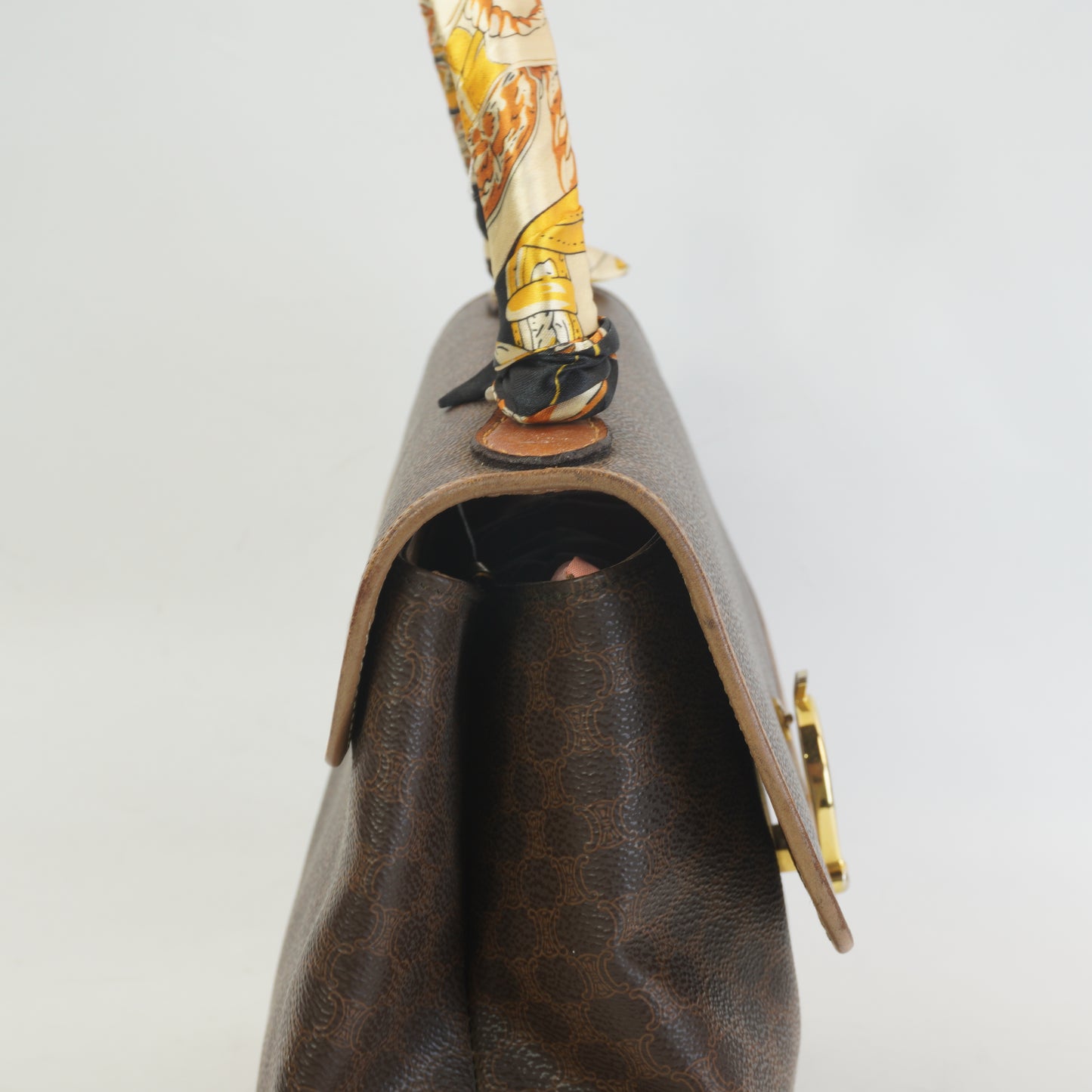 Celine Macadam top handle GHW Medium