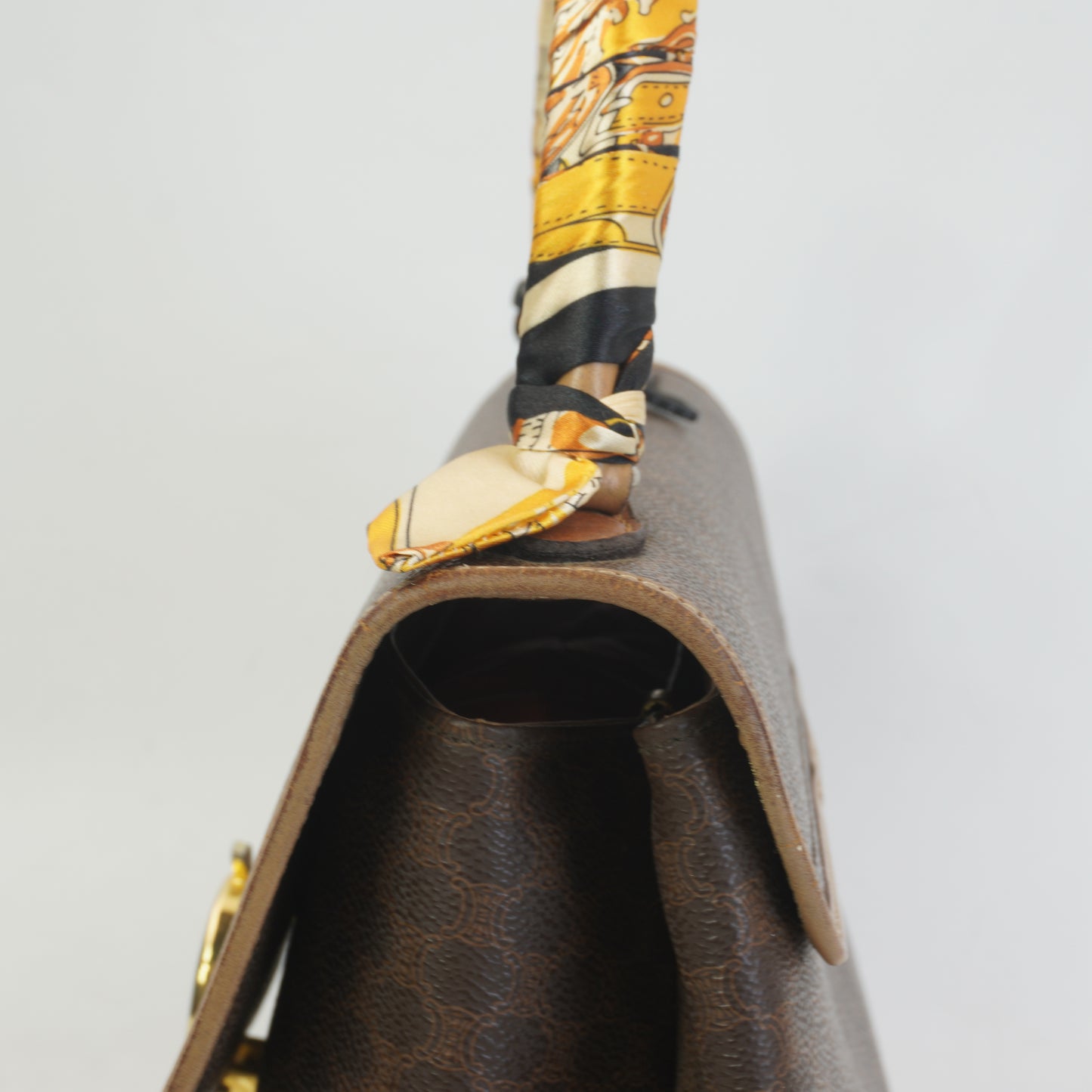 Celine Macadam top handle GHW Medium
