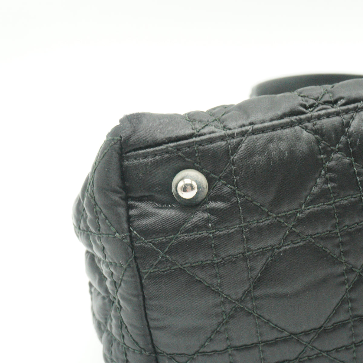 Dior	Cannage Charming Lock Tote Bag Black Medium  SHW