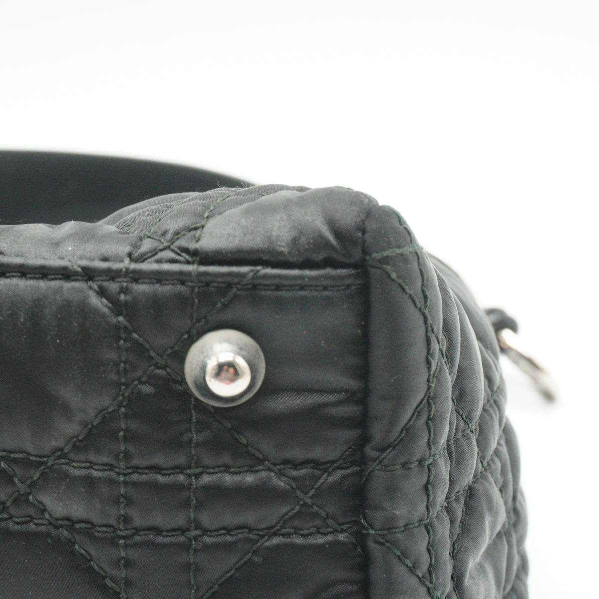Dior	Cannage Charming Lock Tote Bag Black Medium  SHW