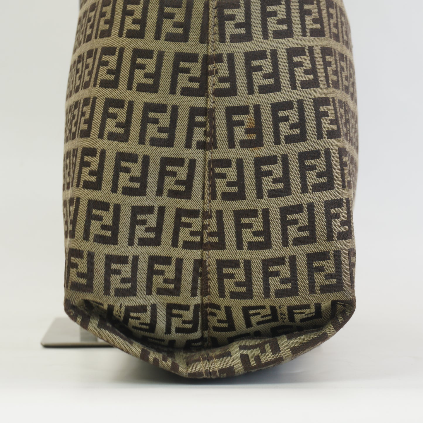 Fendi Zucchino monogram canvas hobo bag GHW Large