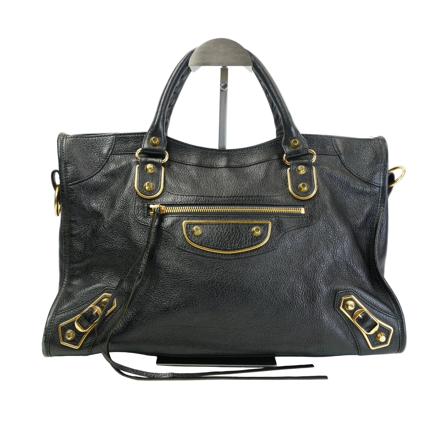 Balenciaga	Classic black Metallic Edge City Large GHW