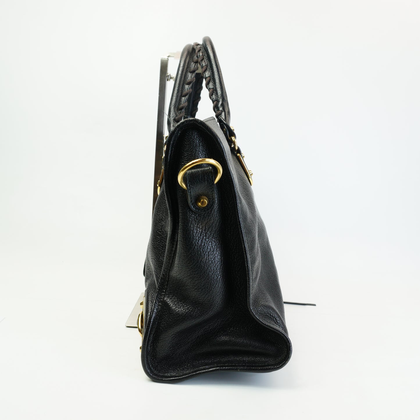 Balenciaga	Classic black Metallic Edge City Large GHW