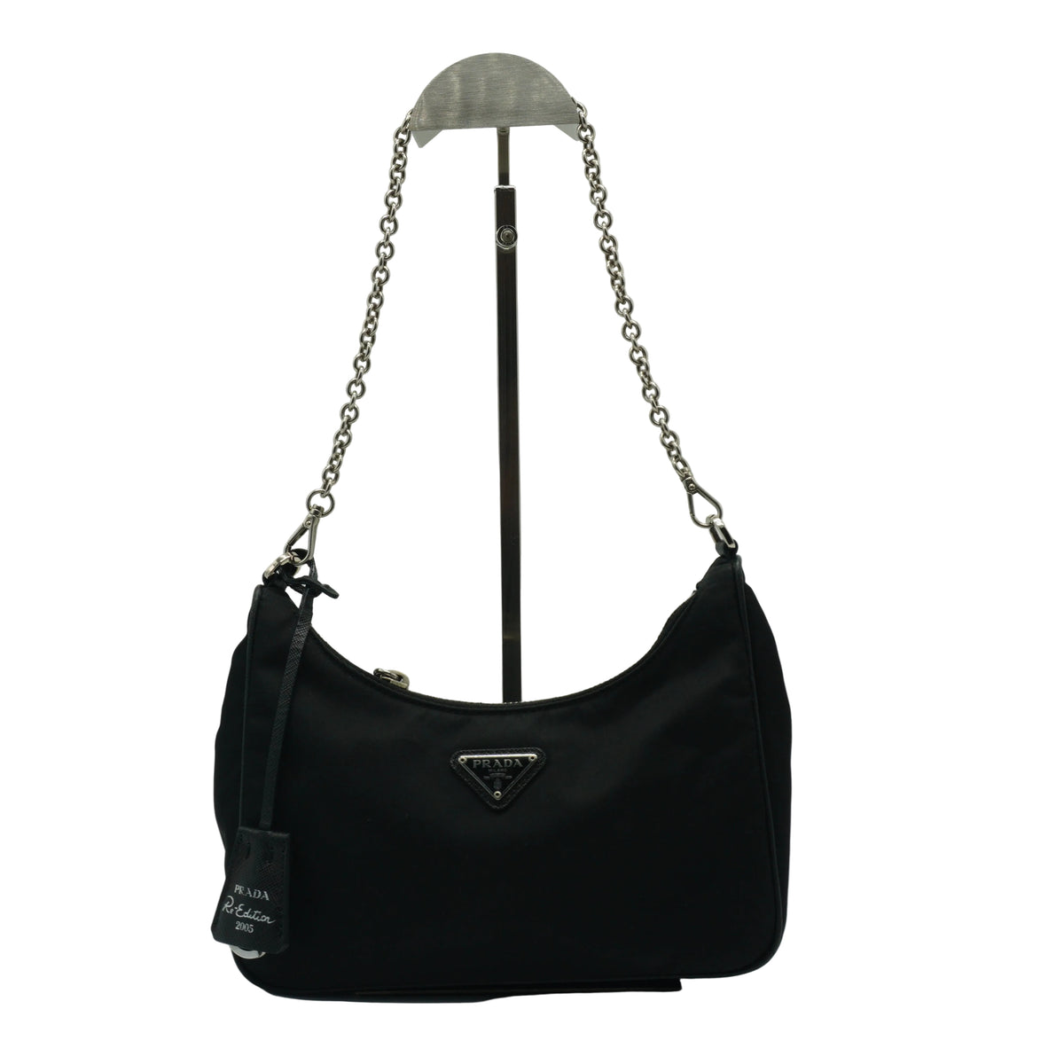 Prada Re-Edition 2005 Re-Nylon Bag Black Small SHW