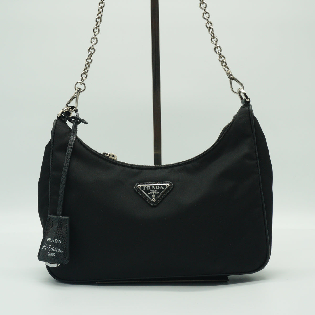Prada Re-Edition 2005 Re-Nylon Bag Black Small SHW