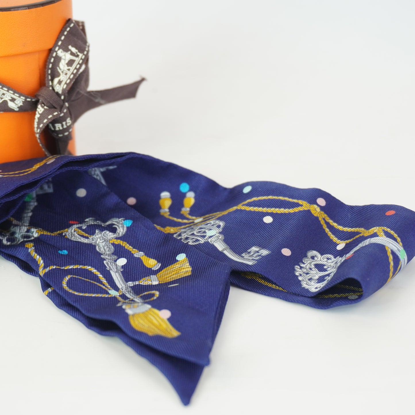 Hermes	Twilly Dark Blue