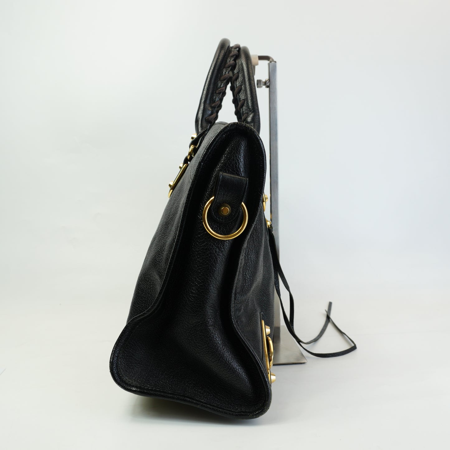 Balenciaga	Classic black Metallic Edge City Large GHW