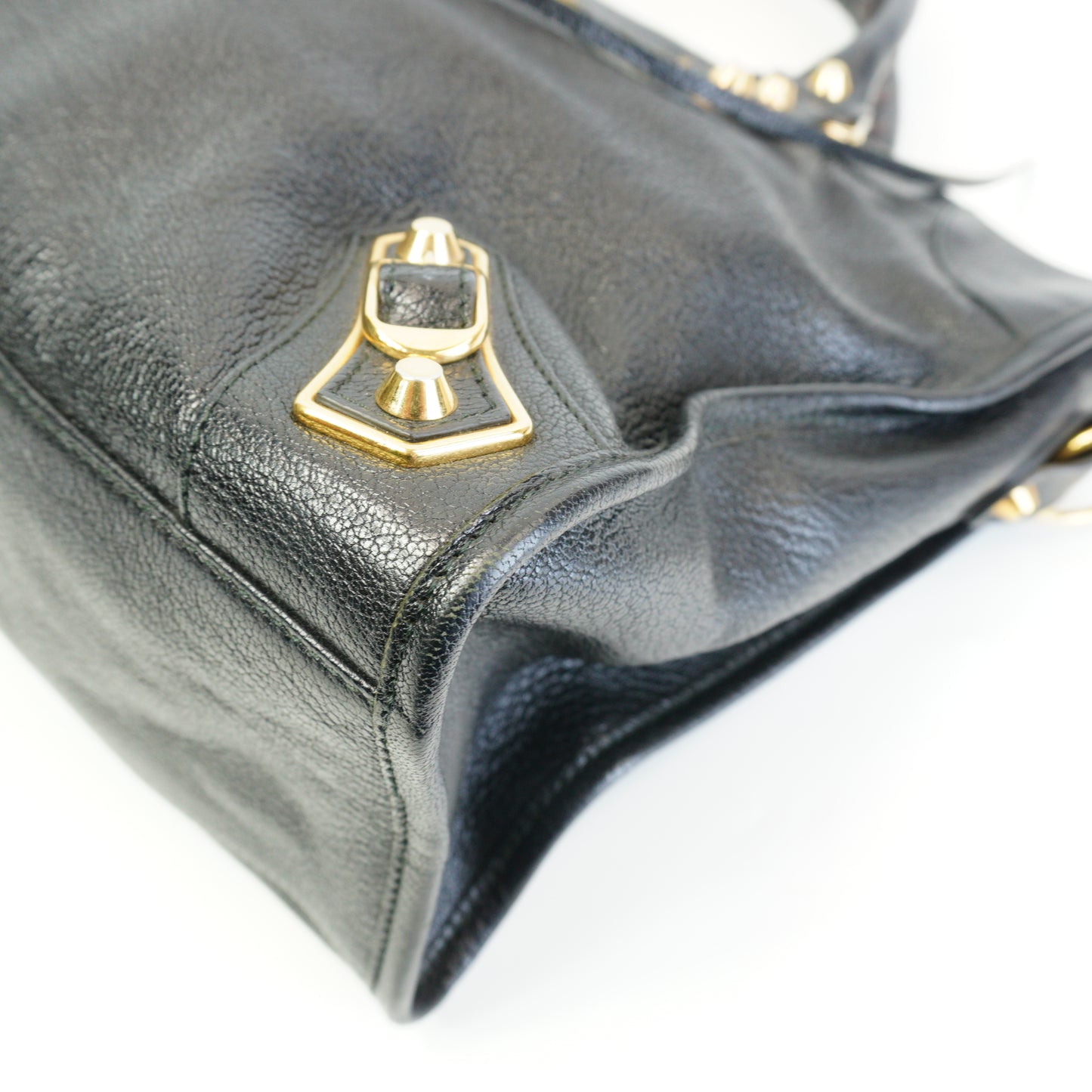 Balenciaga	Classic black Metallic Edge City Large GHW