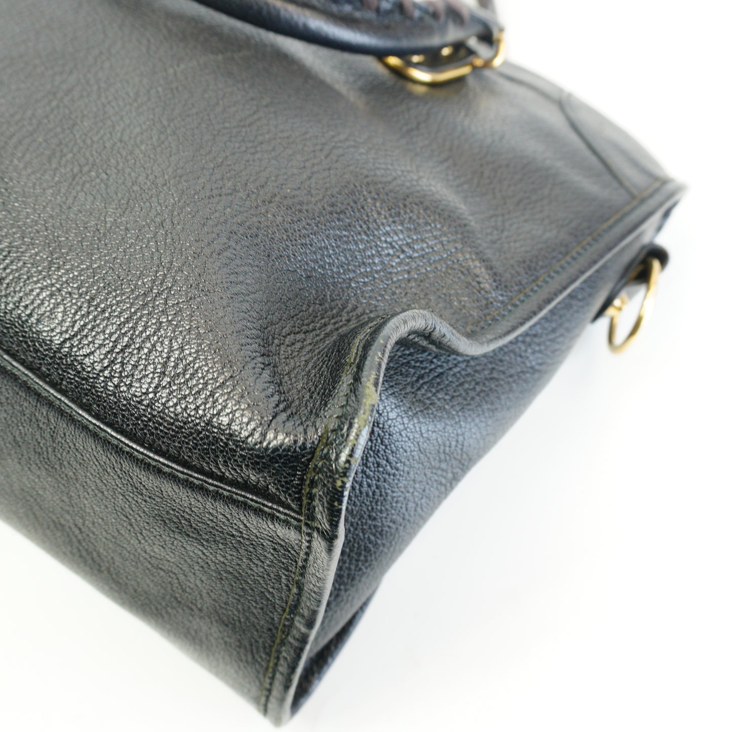 Balenciaga	Classic black Metallic Edge City Large GHW
