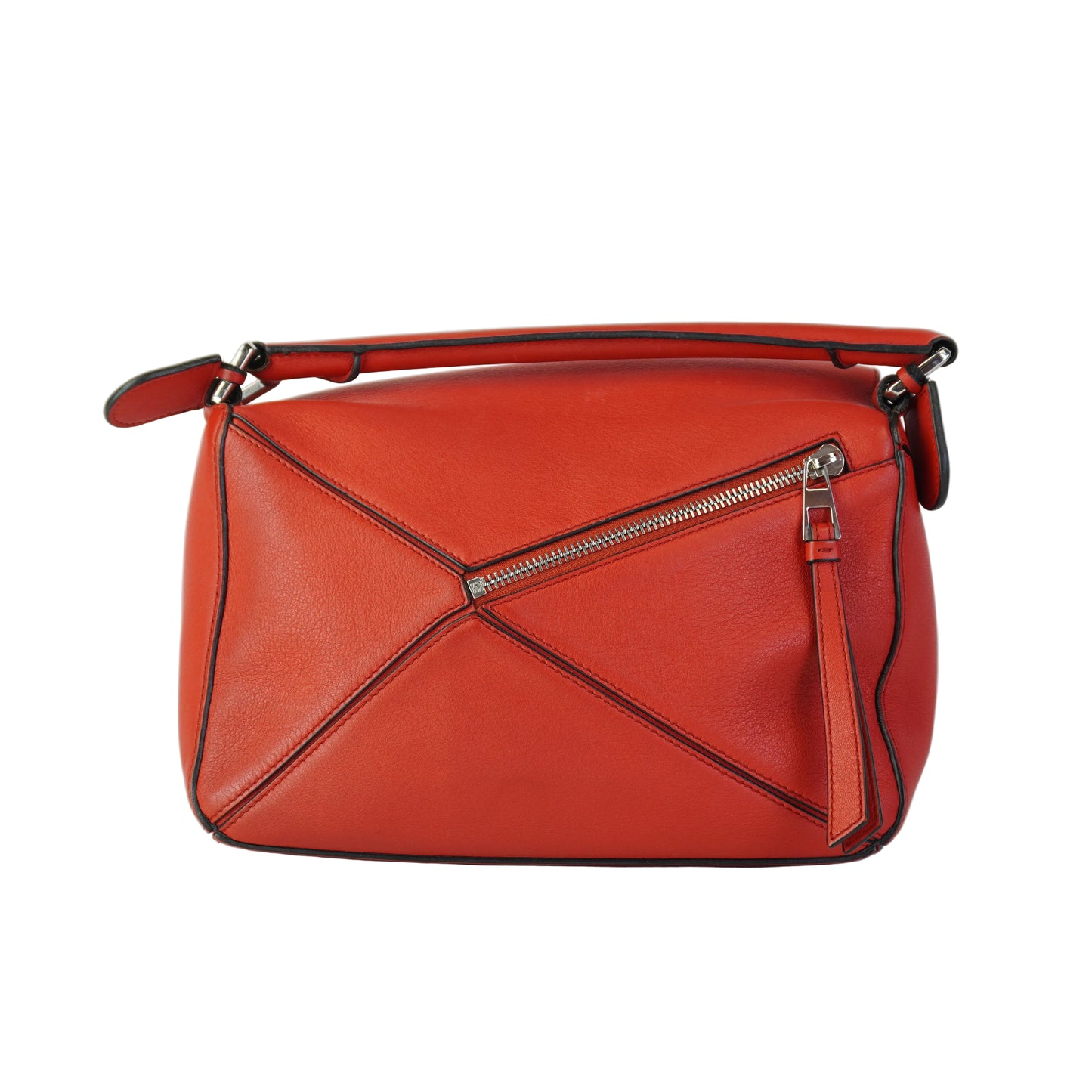 Loewe Puzzed Red Calfukin Lether