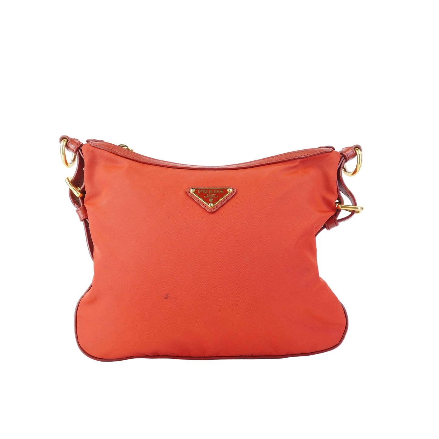 Prada Nylon Shoulder Bag Red