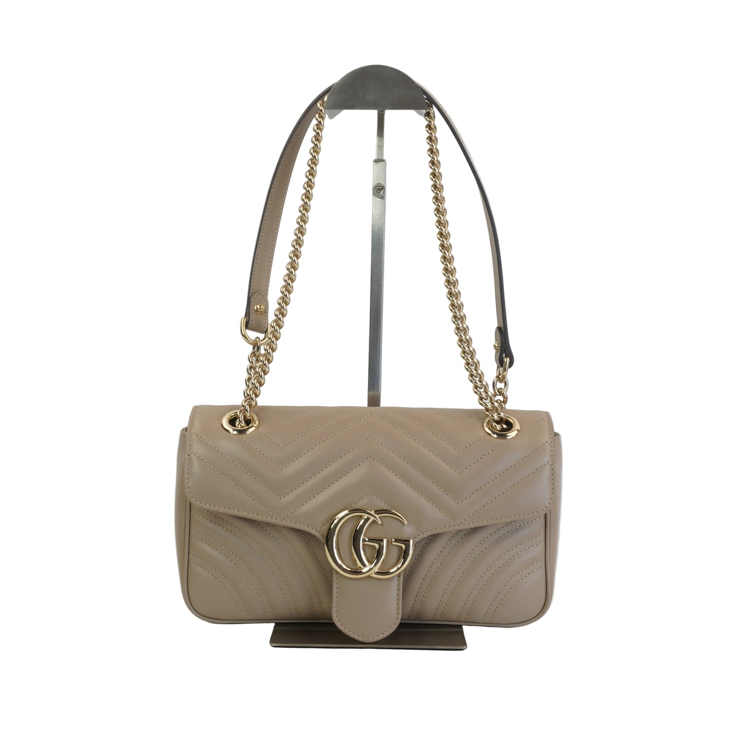 Gucci Marmont Beige GHW Medium