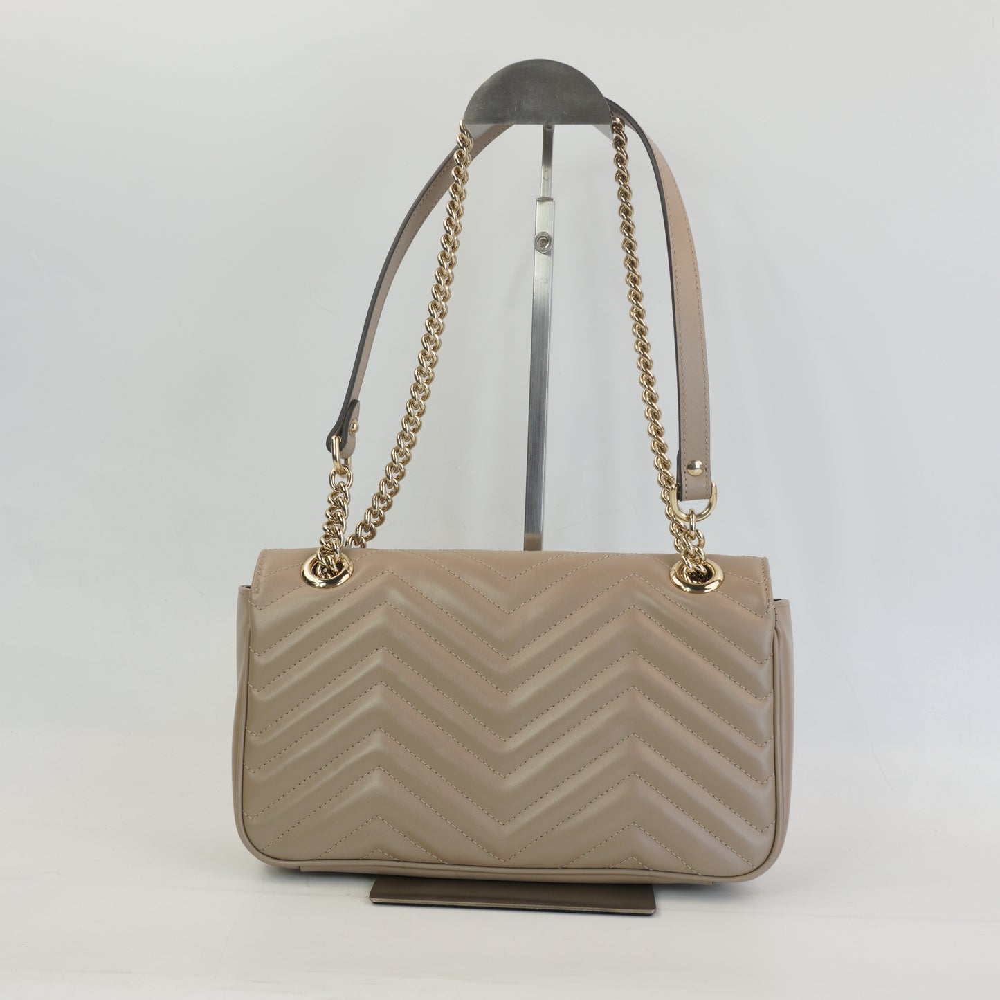Gucci Marmont Beige GHW Medium