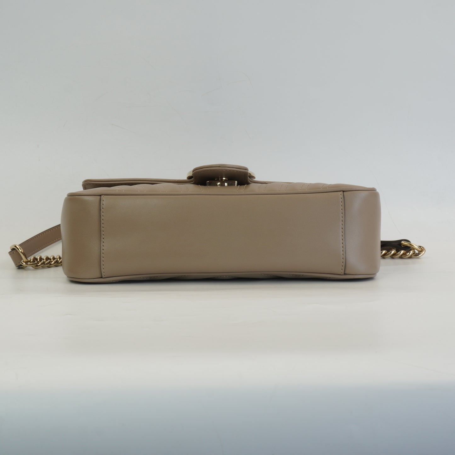 Gucci Marmont Beige GHW Medium