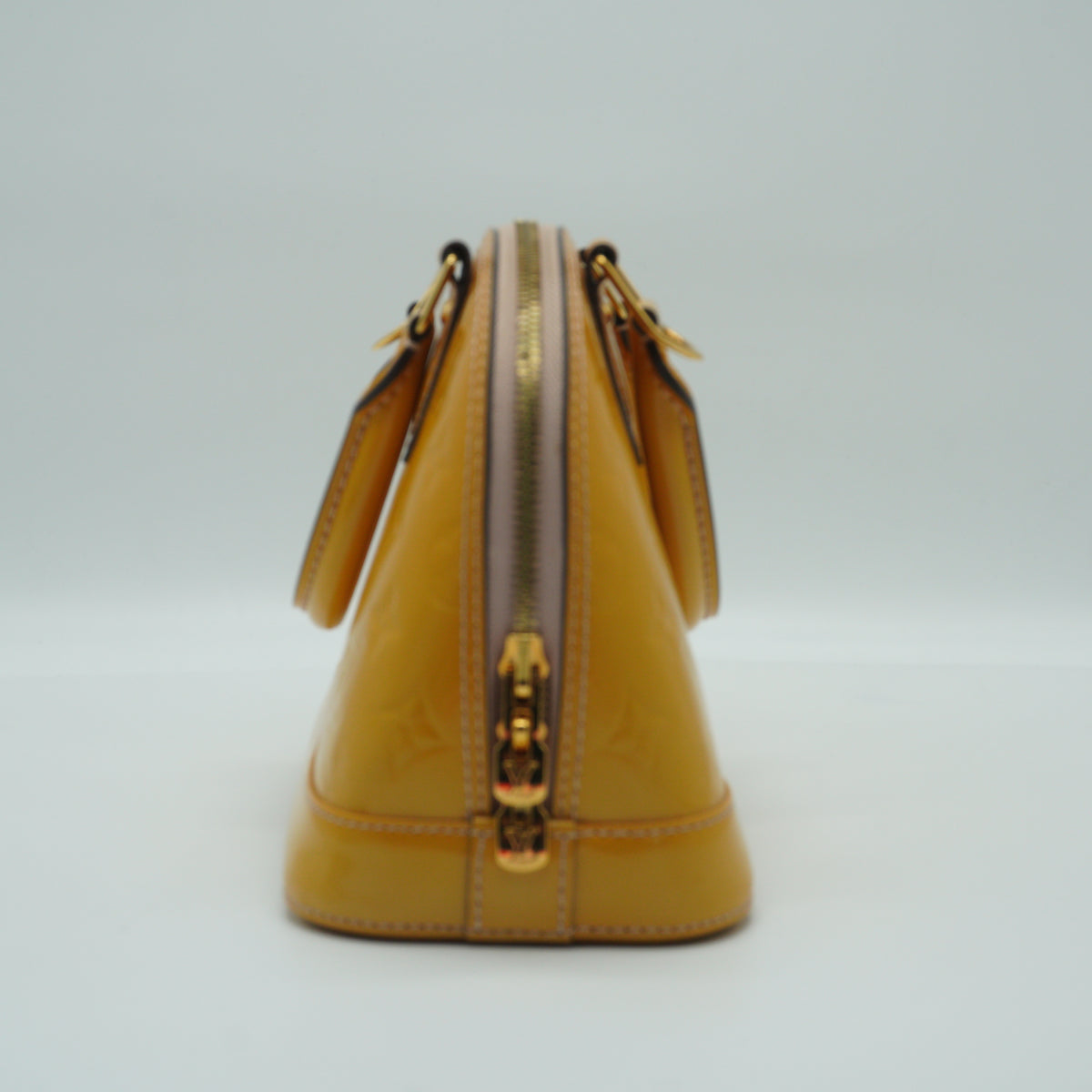Louis Vuitton Alma BB Patent Yellow GHW