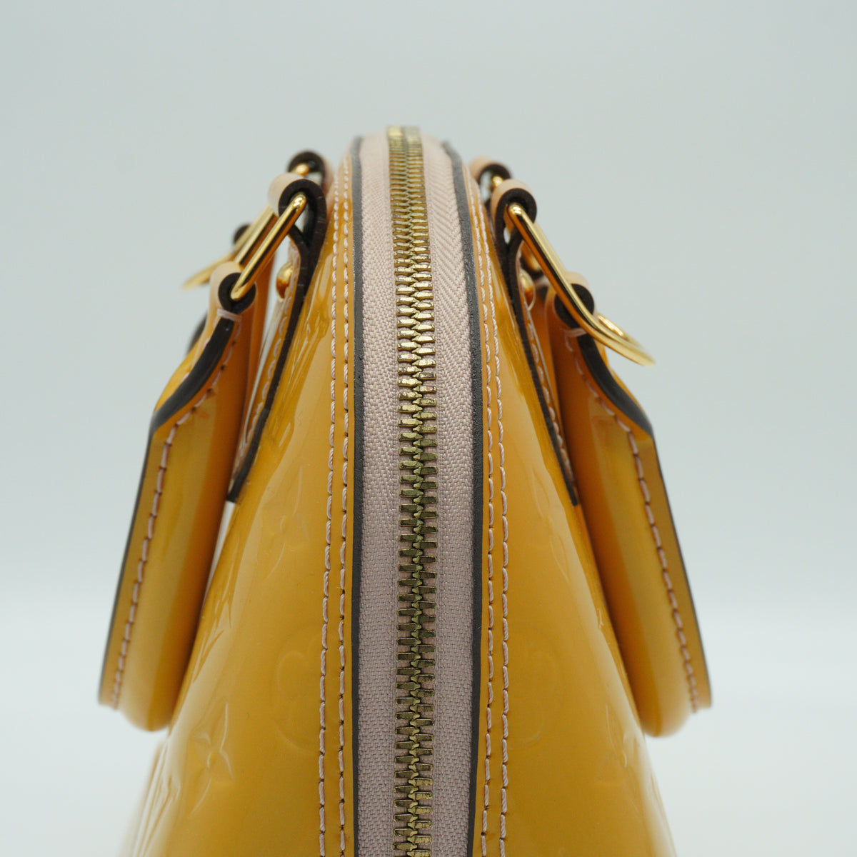 Louis Vuitton Alma BB Patent Yellow GHW