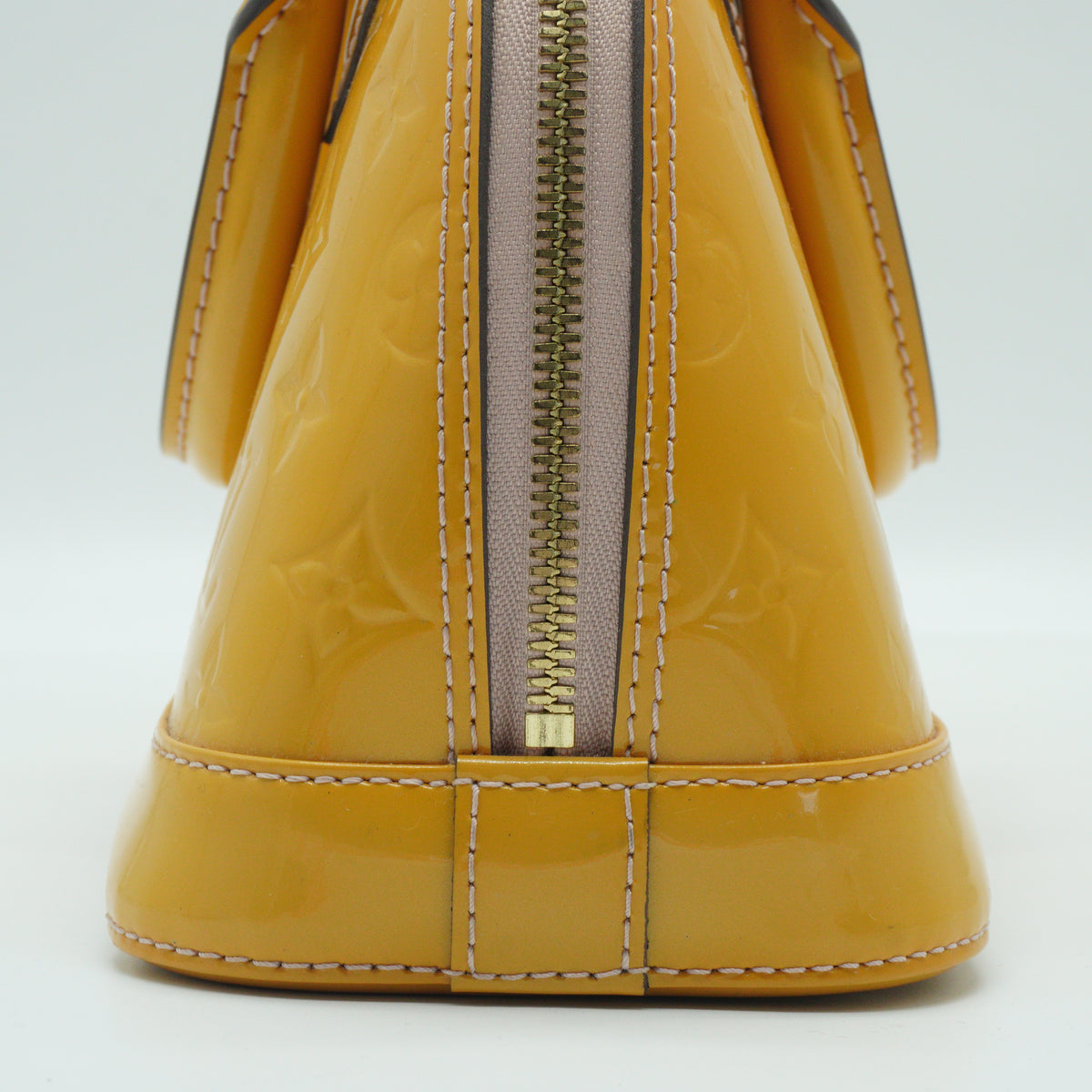Louis Vuitton Alma BB Patent Yellow GHW