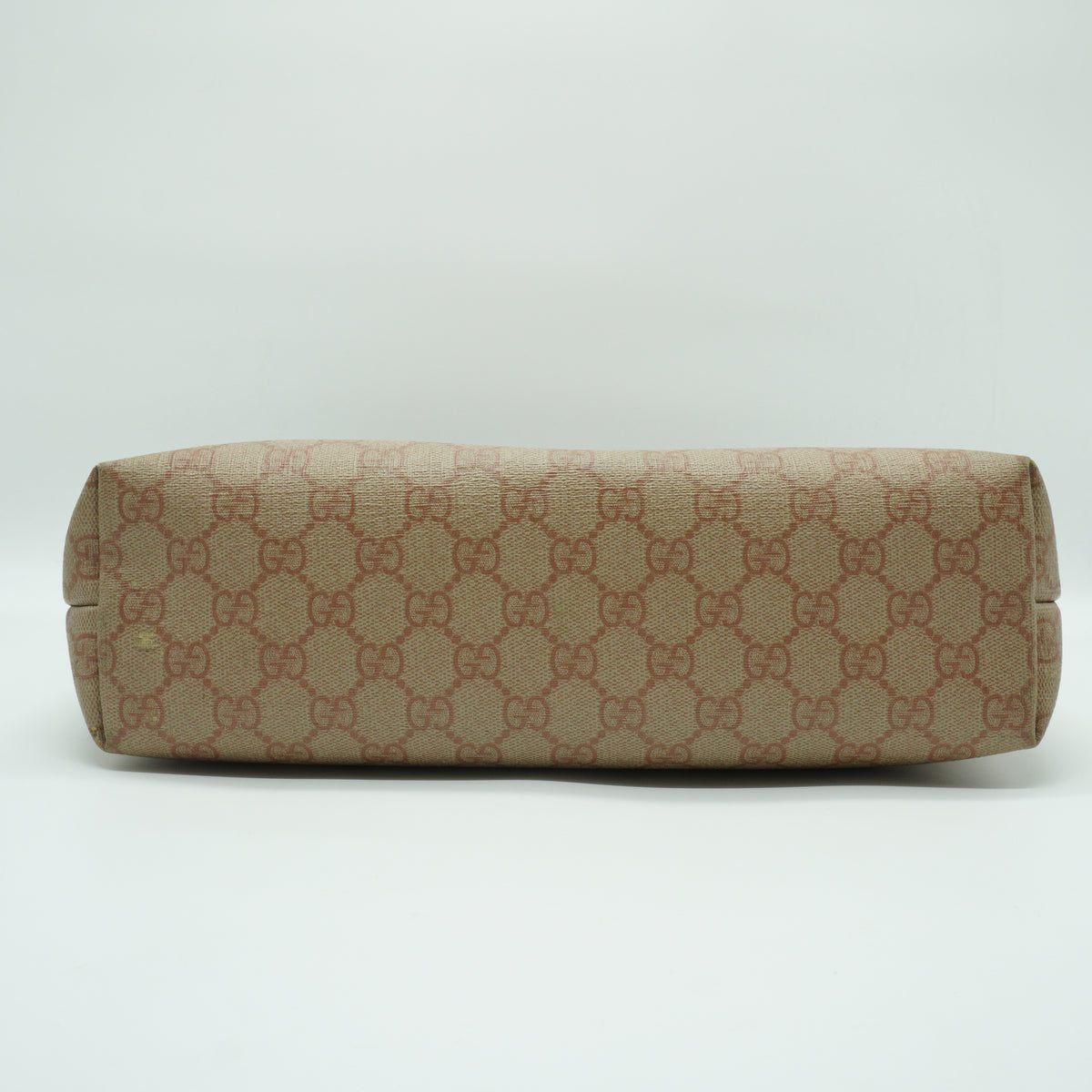 Gucci	GG Monogram Coated Canvas Small Beige/Pink Tote GHW