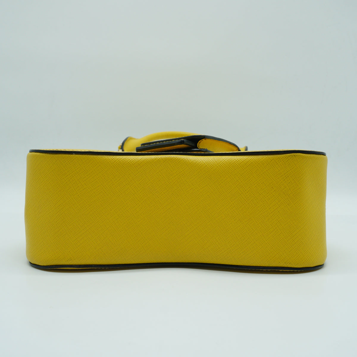 Prada	Sidonie Top Handle Small Saffiano Yellow GHW