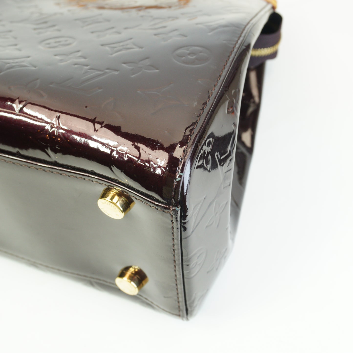 Louis Vuitton	Brea Monogram Vernis patent leather large GHW