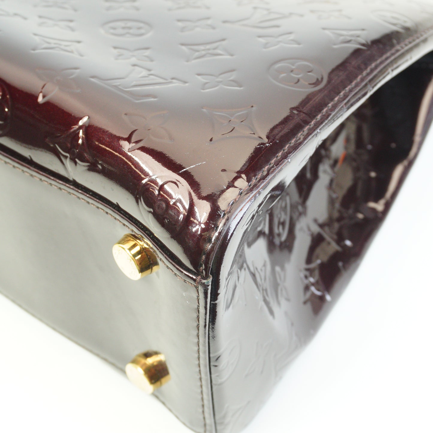 Louis Vuitton	Brea Monogram Vernis patent leather large GHW