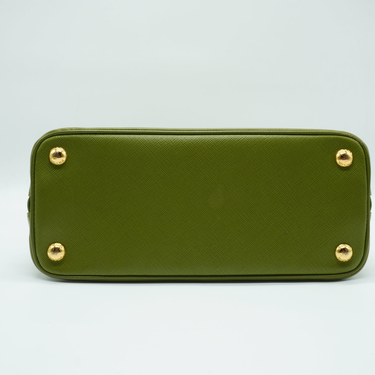 Prada	Promenade Bag Medium Saffiano Olive Green GHW