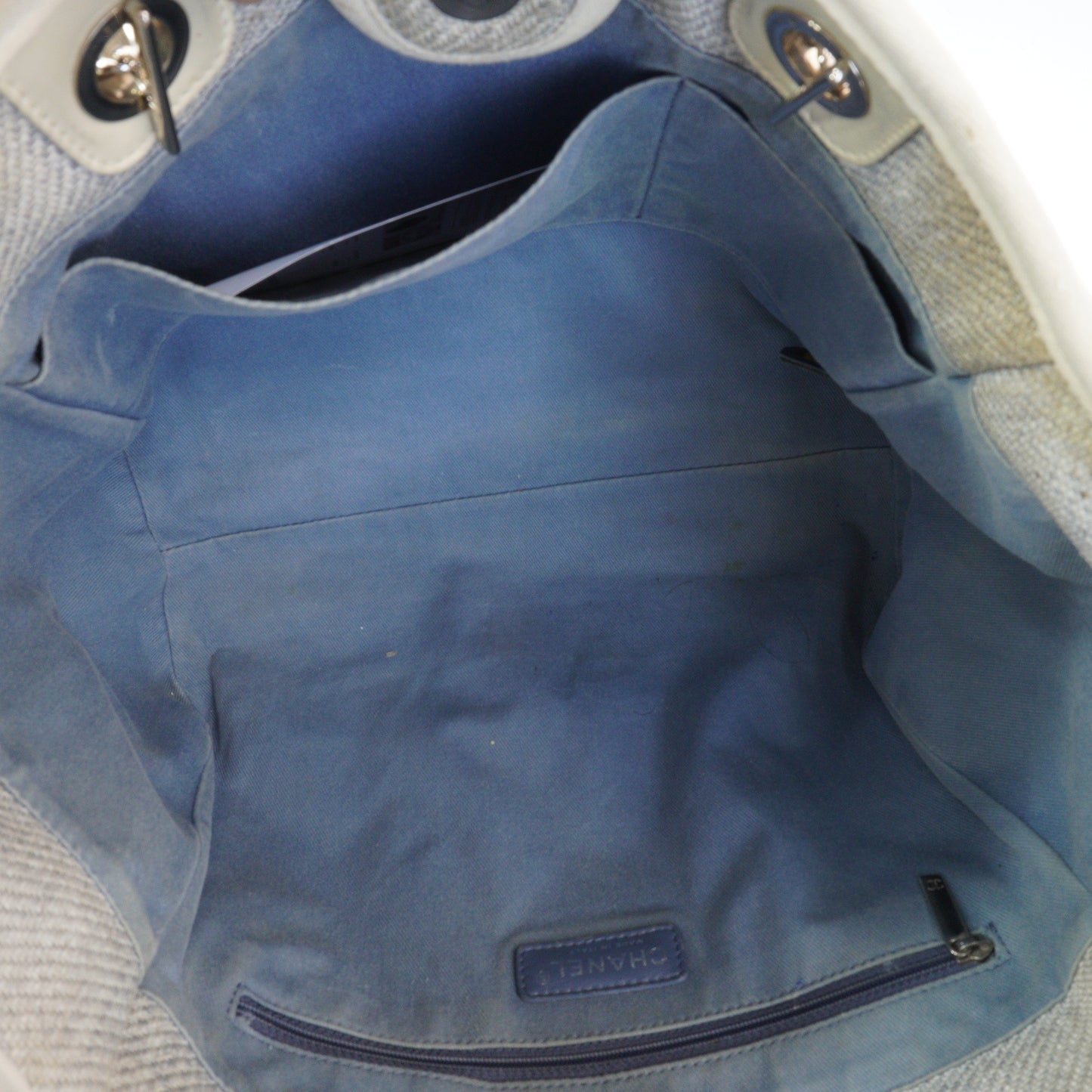Chanel Deauville Tote Bag SHW Large