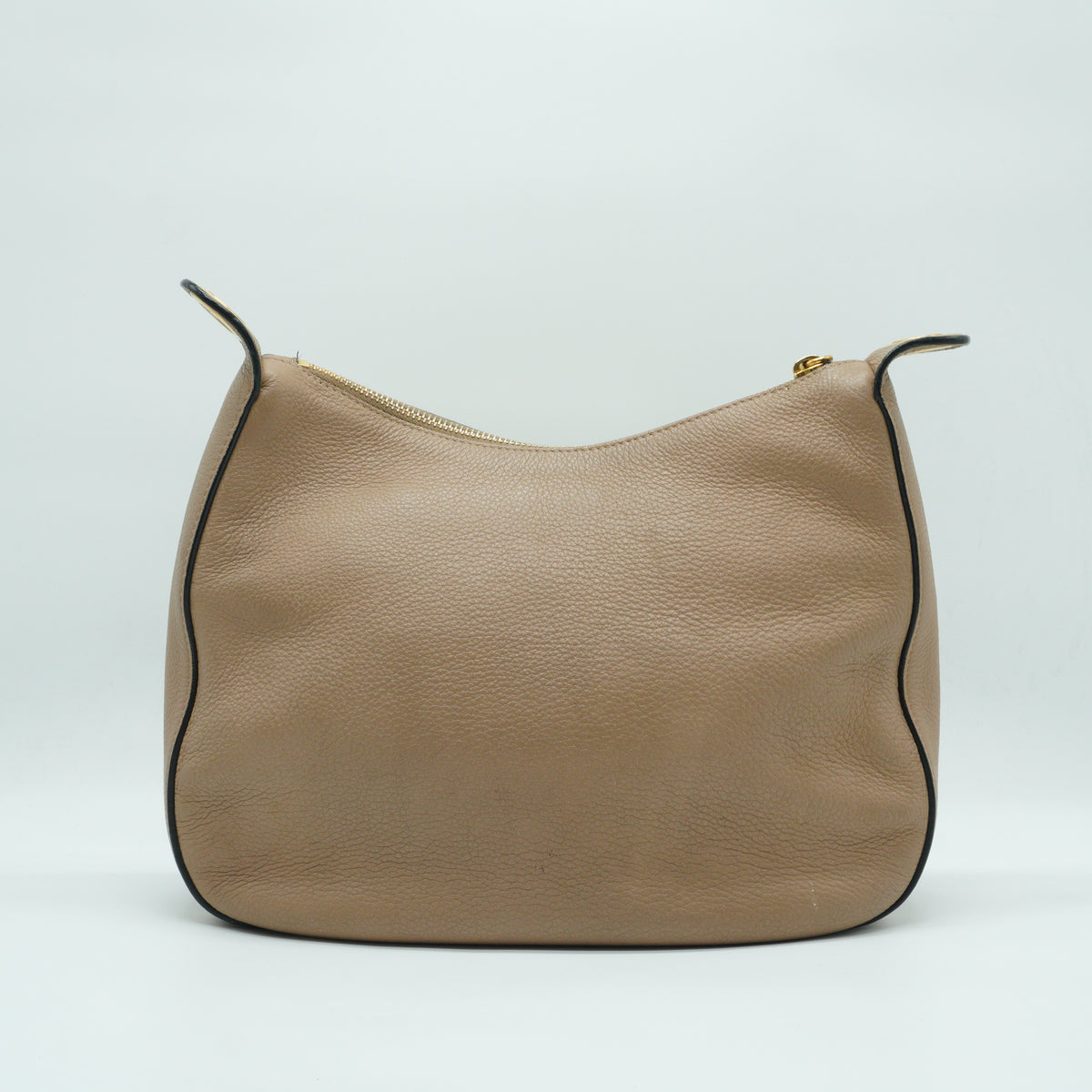 Prada	Vitello Daino Medium Hobo Beige GHW
