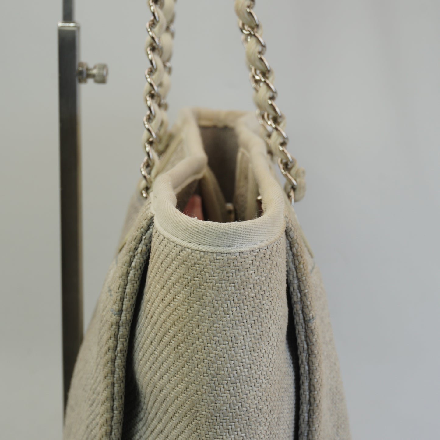 Chanel Deauville Tote Bag SHW Large