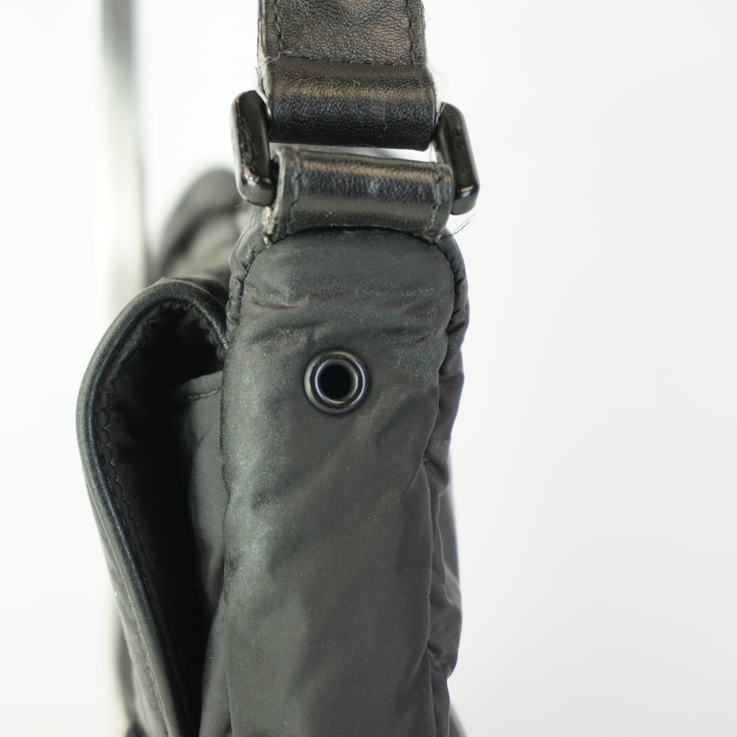 Dior	Homme Nylon Saddle Messenger Black