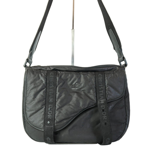 Dior	Homme Nylon Saddle Messenger Black