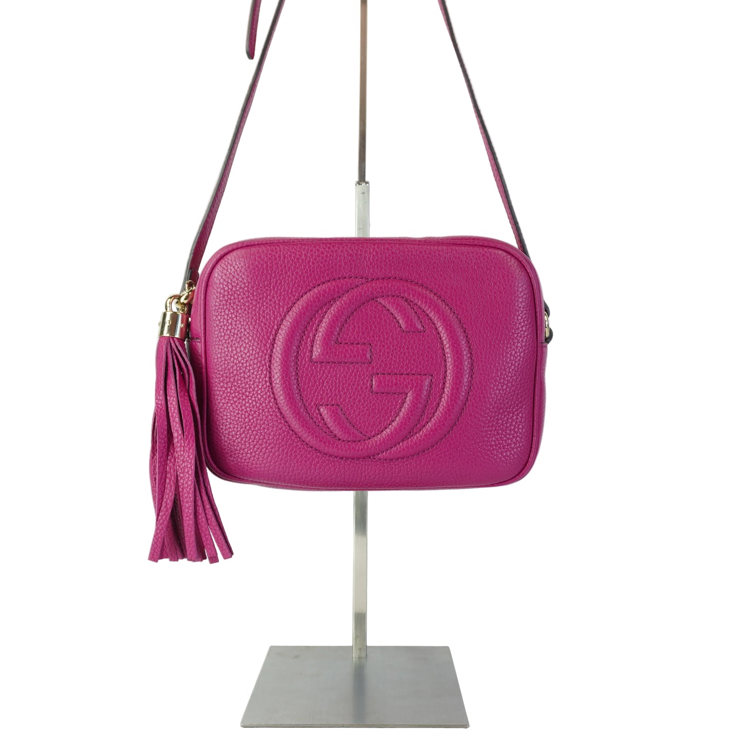 Gucci Soho Disco Bag Small Pink GHW