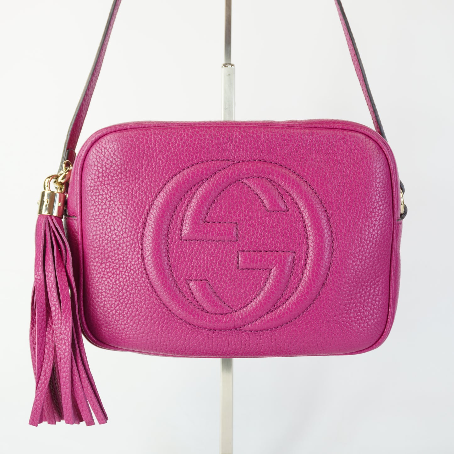 Gucci Soho Disco Bag Small Pink GHW