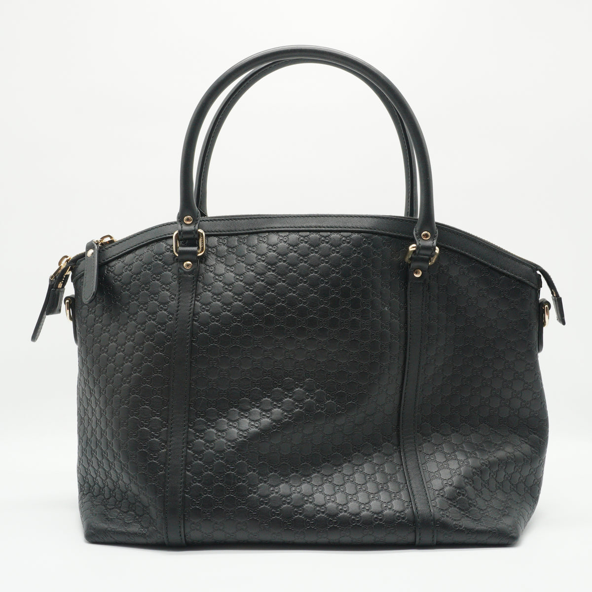 Gucci	Microguccissima Medium Dome Satchel Black Medium GHW