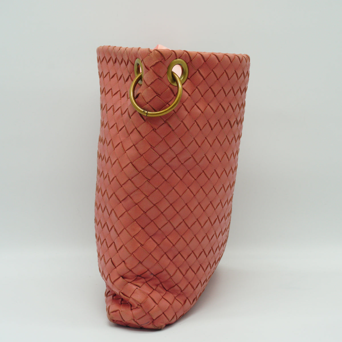Bottega Veneta Intrecciato Parachute Bag GHW Small