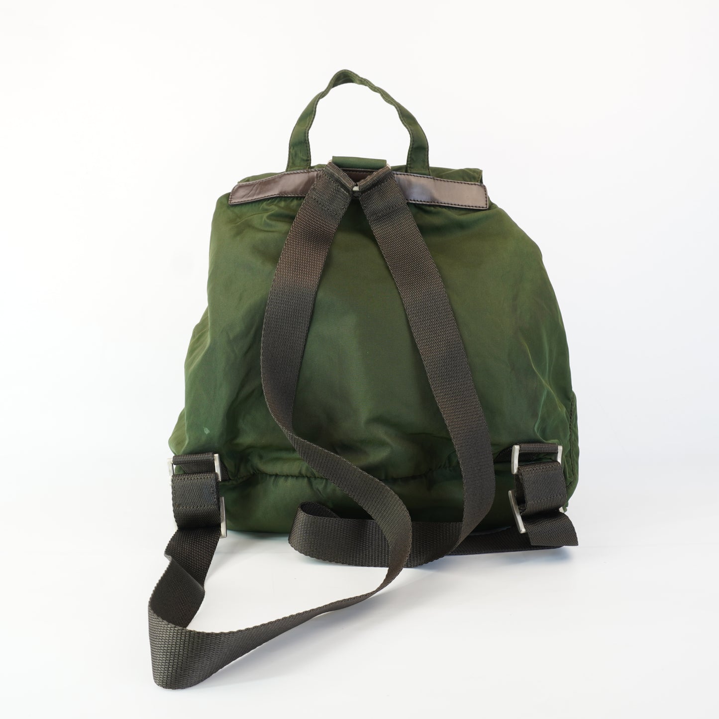Prada Vela Nylon Army Green