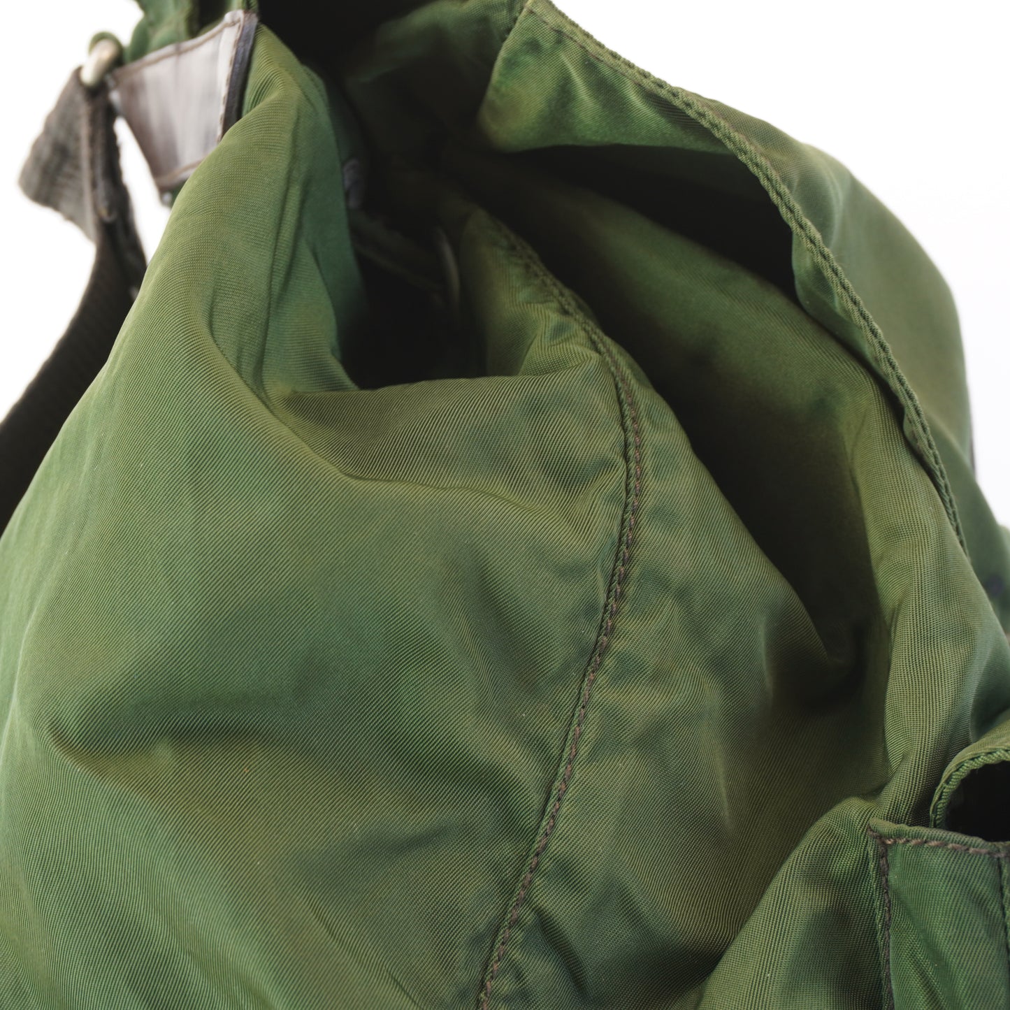 Prada Vela Nylon Army Green