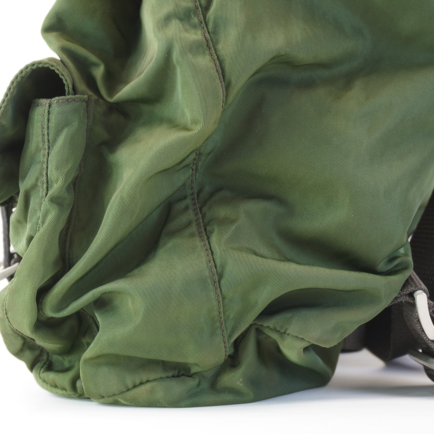 Prada Vela Nylon Army Green