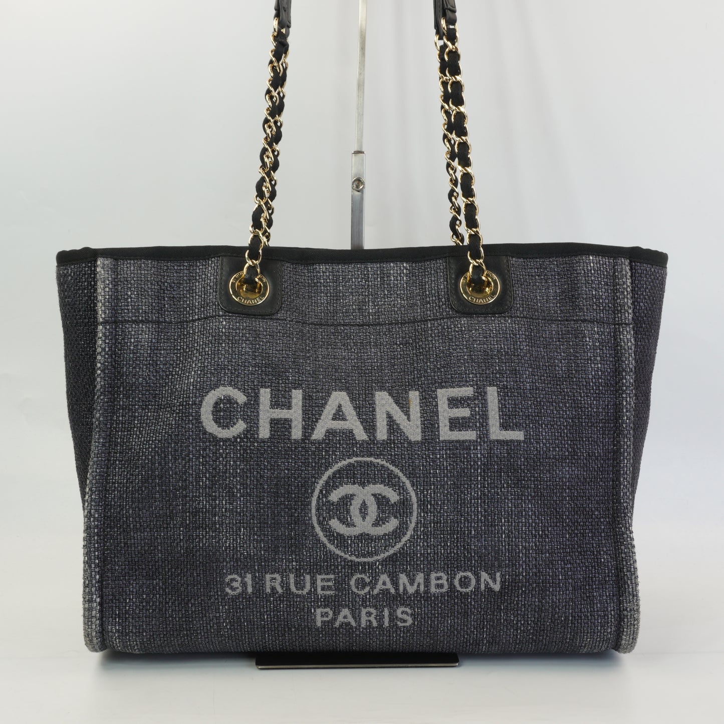 Chanel Tote Denim SHW Large