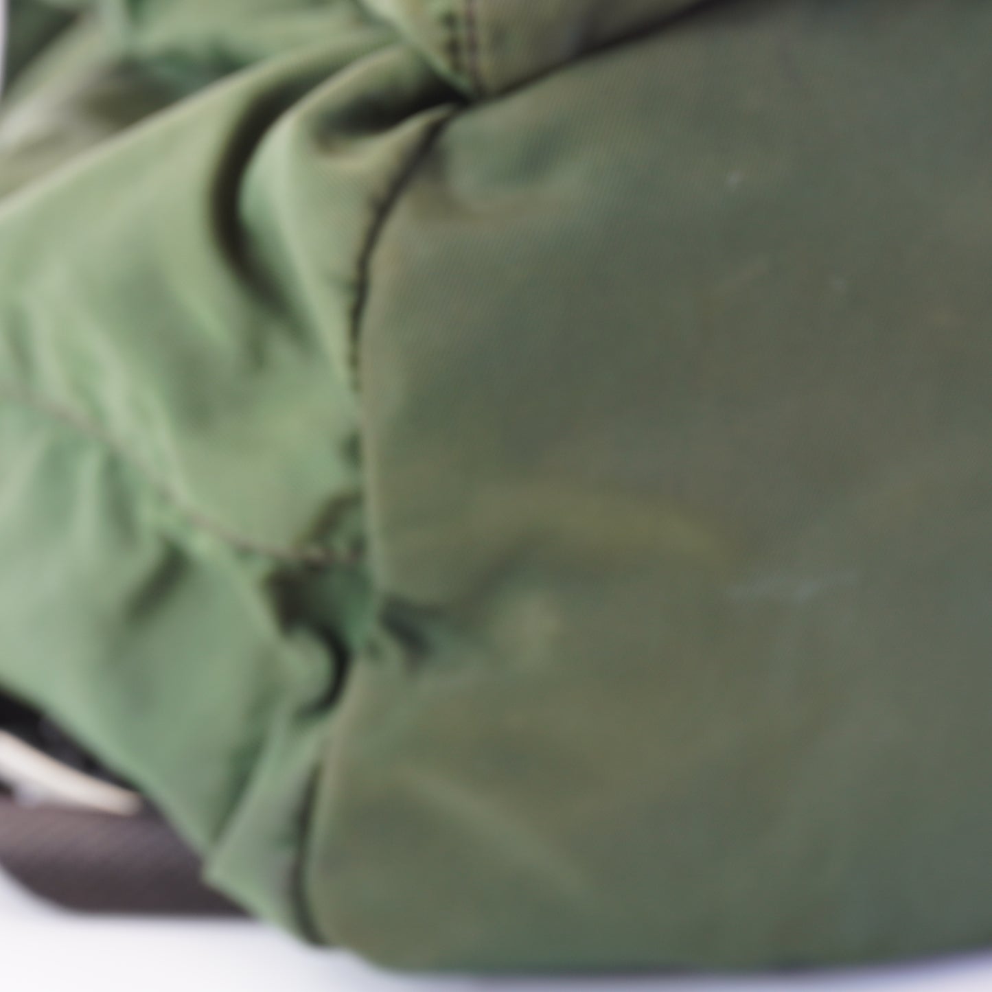 Prada Vela Nylon Army Green