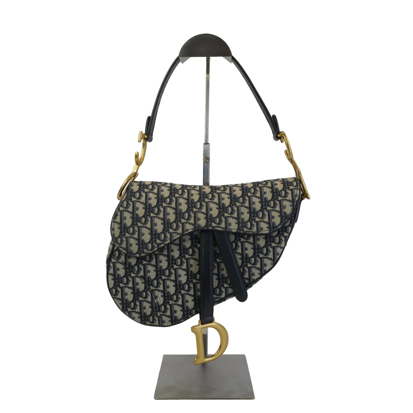 Dior	Saddle Blue Oblique Jacquard Small GHW