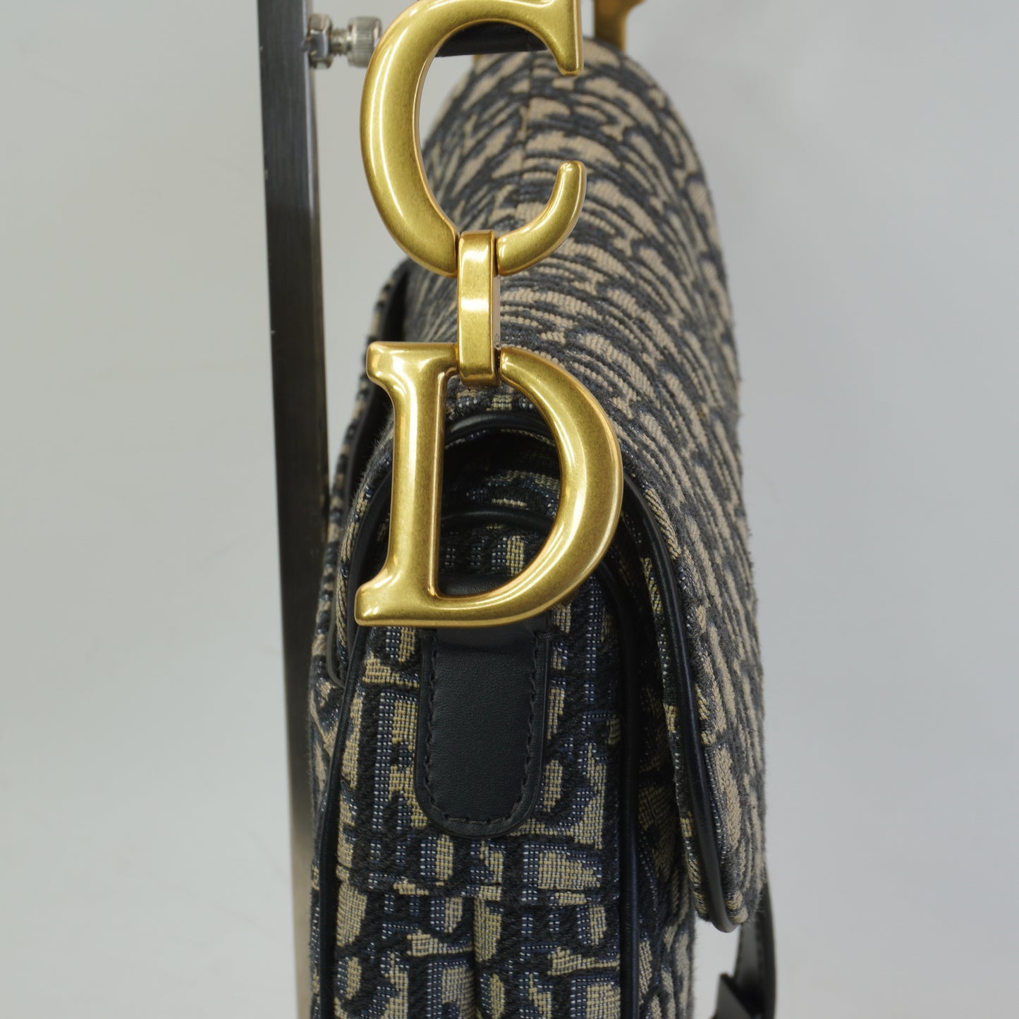 Dior	Saddle Blue Oblique Jacquard Small GHW