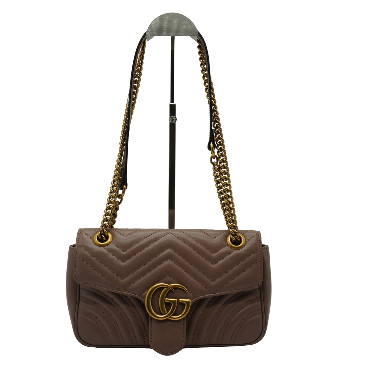 Gucci GG Marmont Matelasse Shoulder Bag GHW