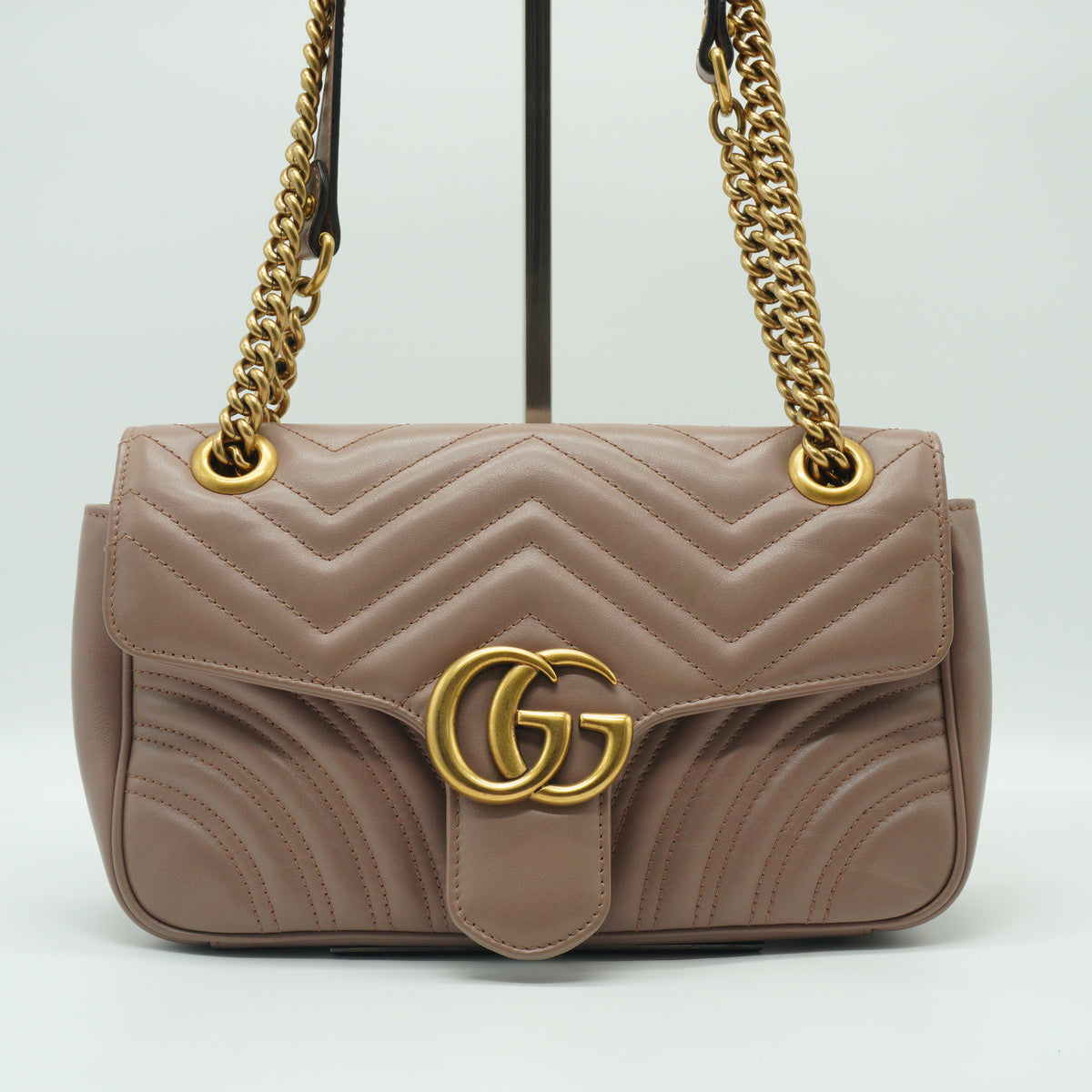 Gucci GG Marmont Matelasse Shoulder Bag GHW