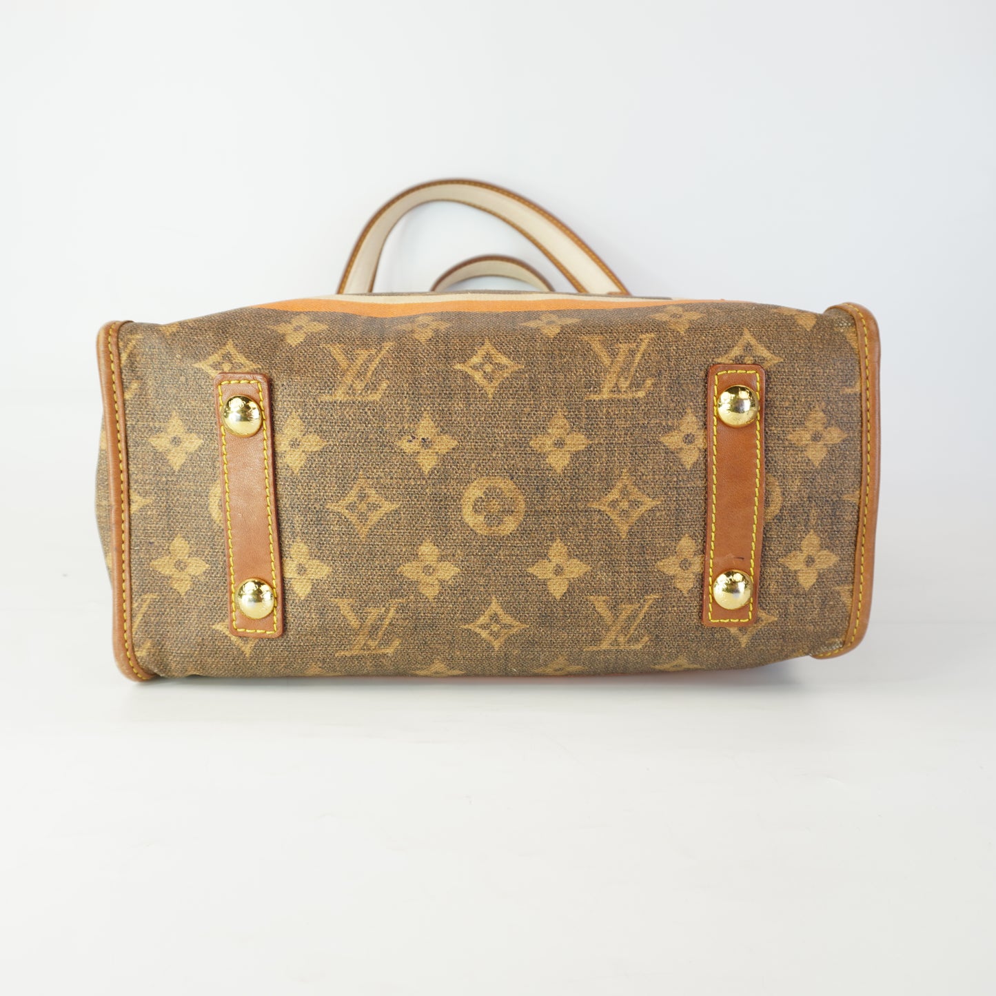 Louis Vuitton	Limited Edition Monogram Tisse Rayures PM Tote Bag GHW Medium