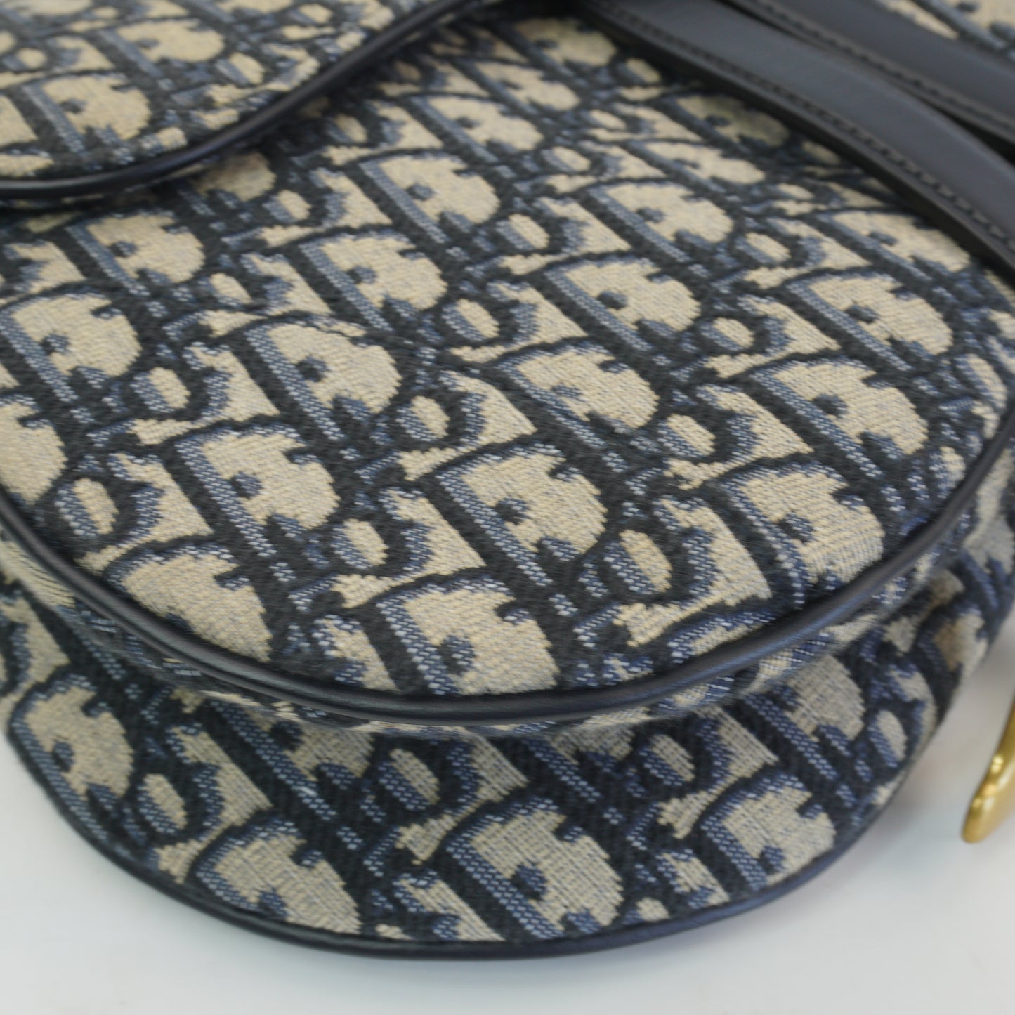 Dior	Saddle Blue Oblique Jacquard Small GHW